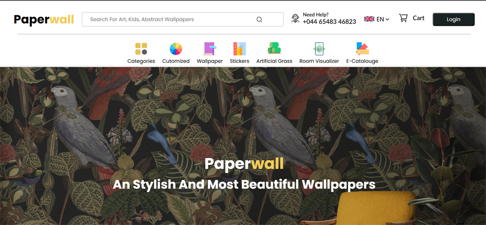 Paper Wall Website