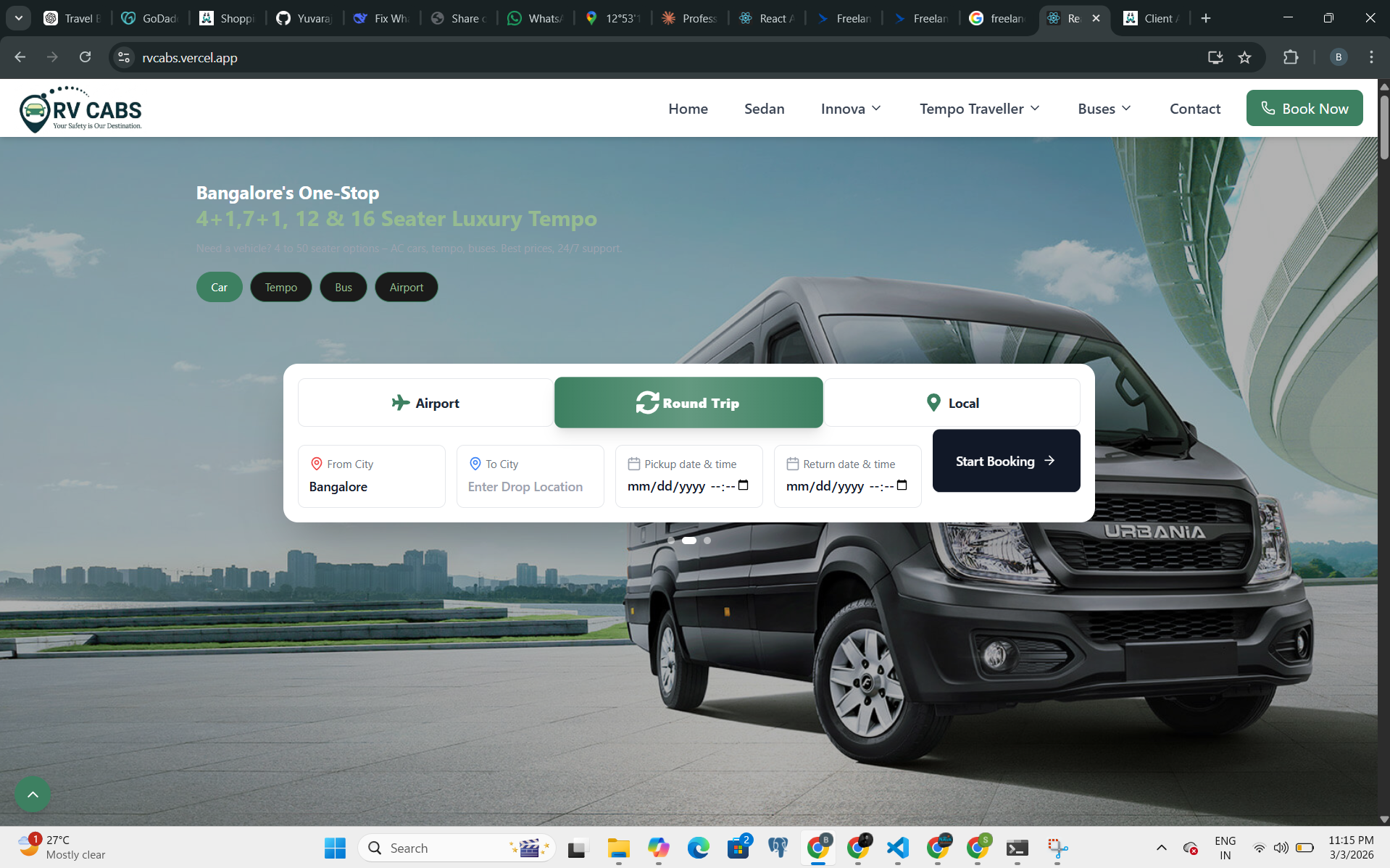 Rv Cabs Website