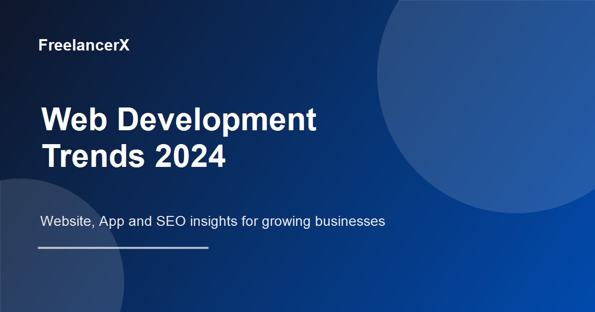 Top Web Development Trends in 2024